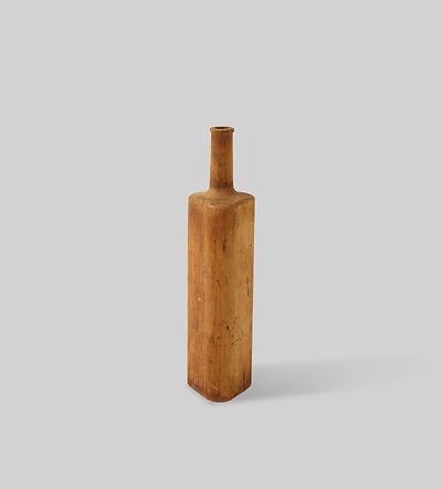 19th/Early 20th C. Wooden Bottle