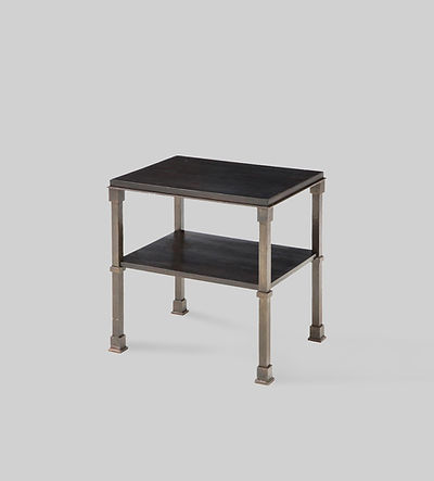 Jacques Quinet attire Metal Table w/ shelf